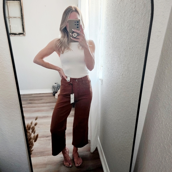 Judy Blue Tummy Control Wide Leg Crop Jeans Size 3(26) 5(27) 11(30) - Picture 14 of 16